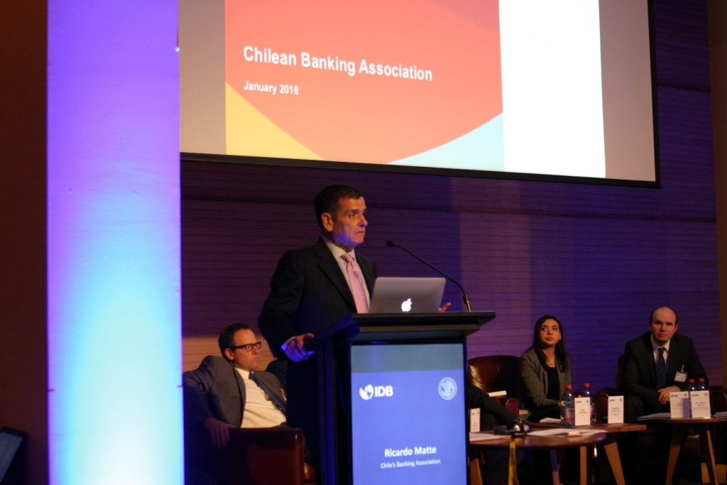 El gerente general de la ABIF, Ricardo Matte, expuso la visión de la industria frente a la materia, en un seminario organizado por el Banco Central y el Banco Interamericano de Desarrollo.
