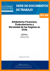 Alfabetismo Financiero, Endeudamiento y Morosidad de los Hogares en Chile