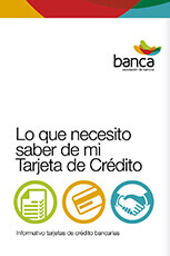 Informativo tarjetas de crédito bancario