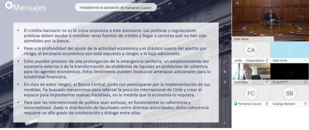 Por décima ocasión, la ABIF organizó un seminario –en este caso virtual– para la presentación del IEF por parte del Banco Central, correspondiente al primer semestre 2020.